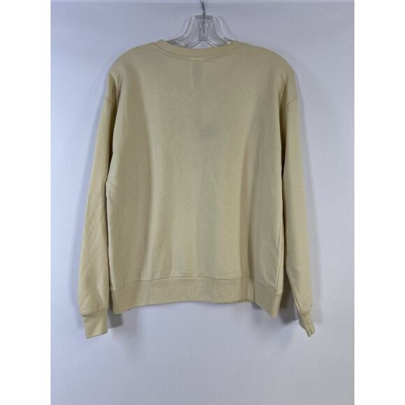 Disney Classics Alice in wonderland Cream Embroidered Sweatshirt Sz M - Picture 2 of 10